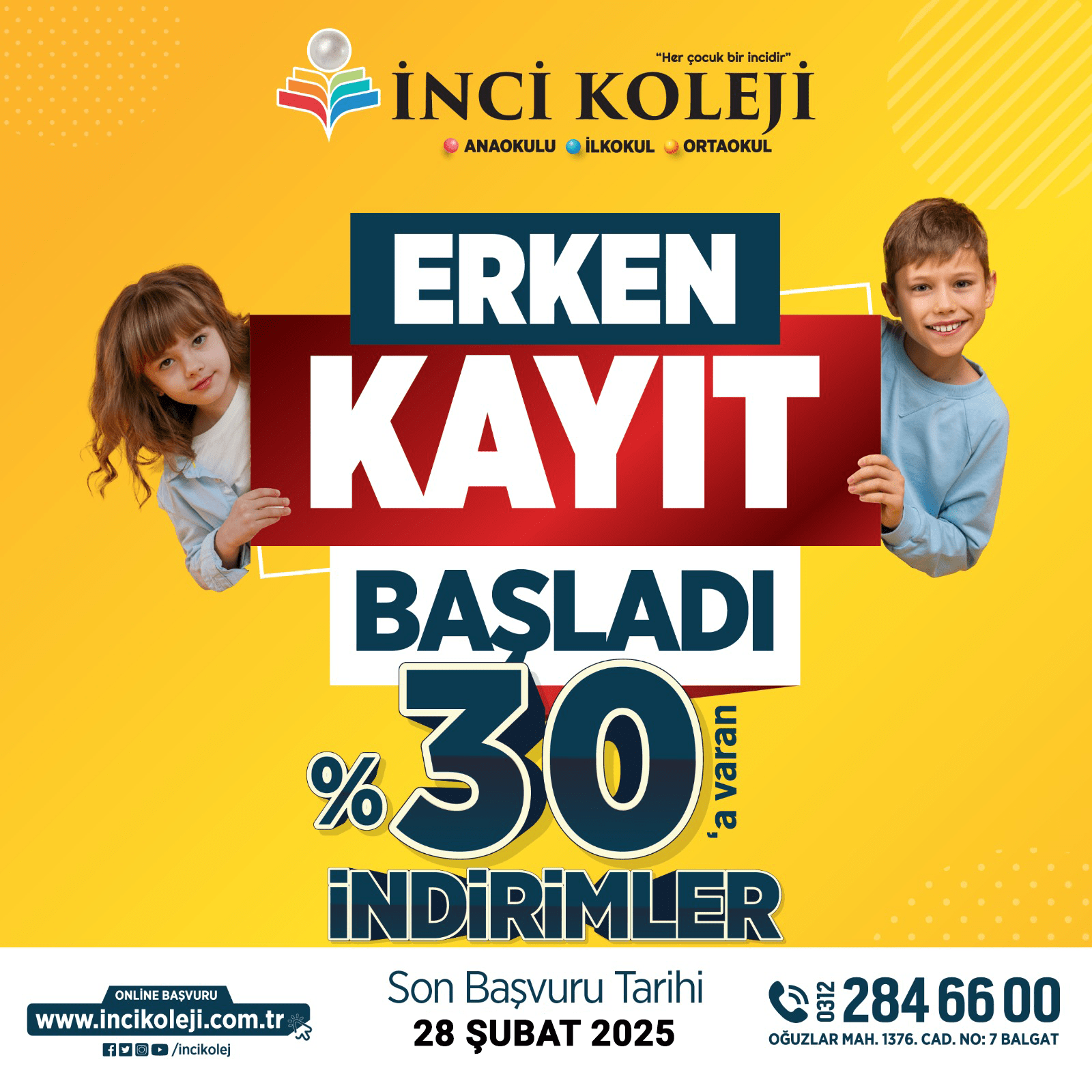 Erken Kayıt Fırsatı